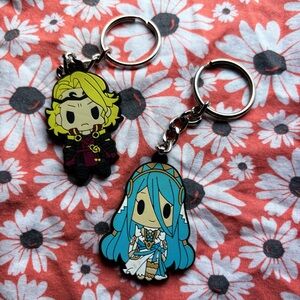 Fire Emblem Fates Xander aqua Keychain
Nintendo Anime Rubber Charm
Figure